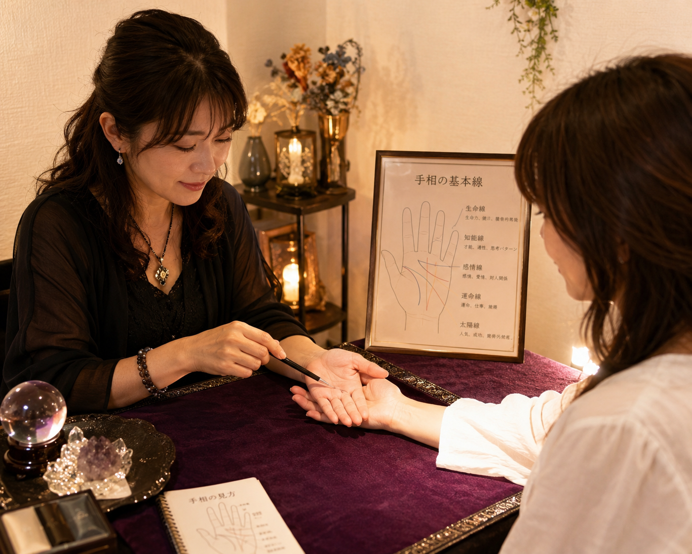 あなたの未来を手のひらに。手相占いで自分を知ろう！