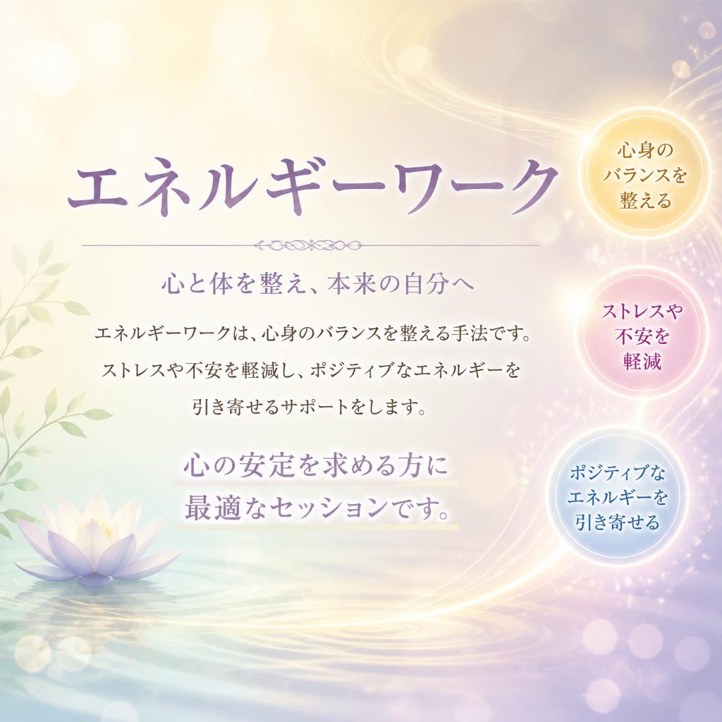 エネルギーワークの効果