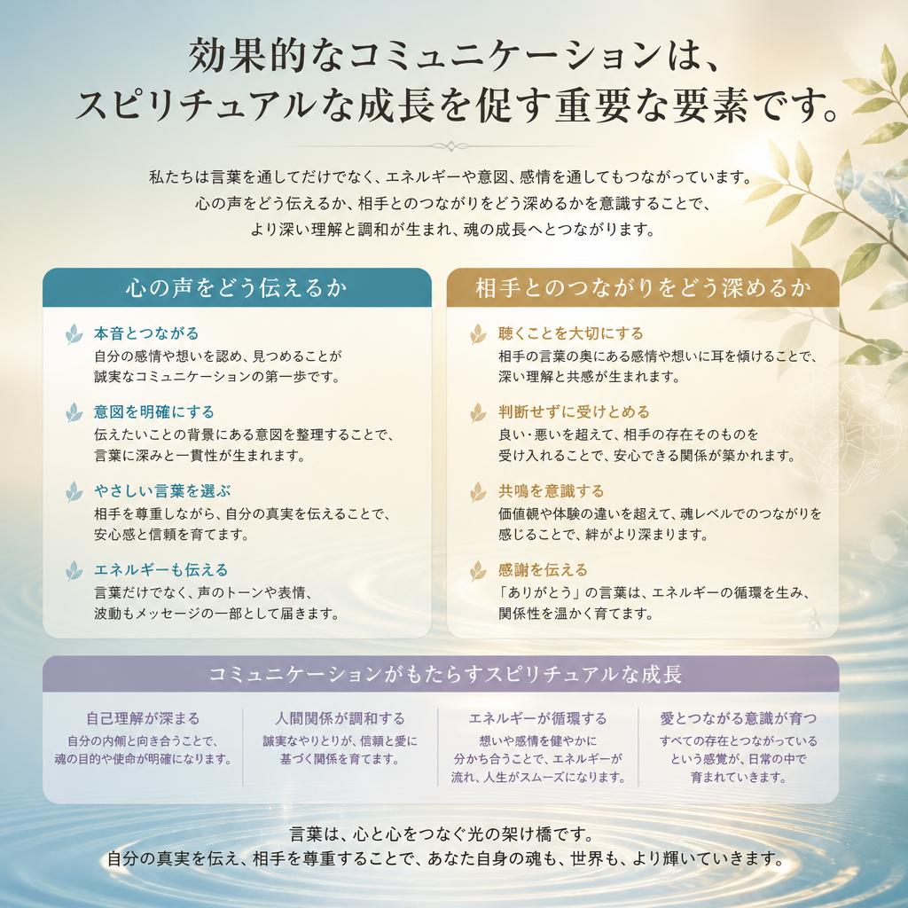 コミュニケーションスキルを磨いて人間関係を深める