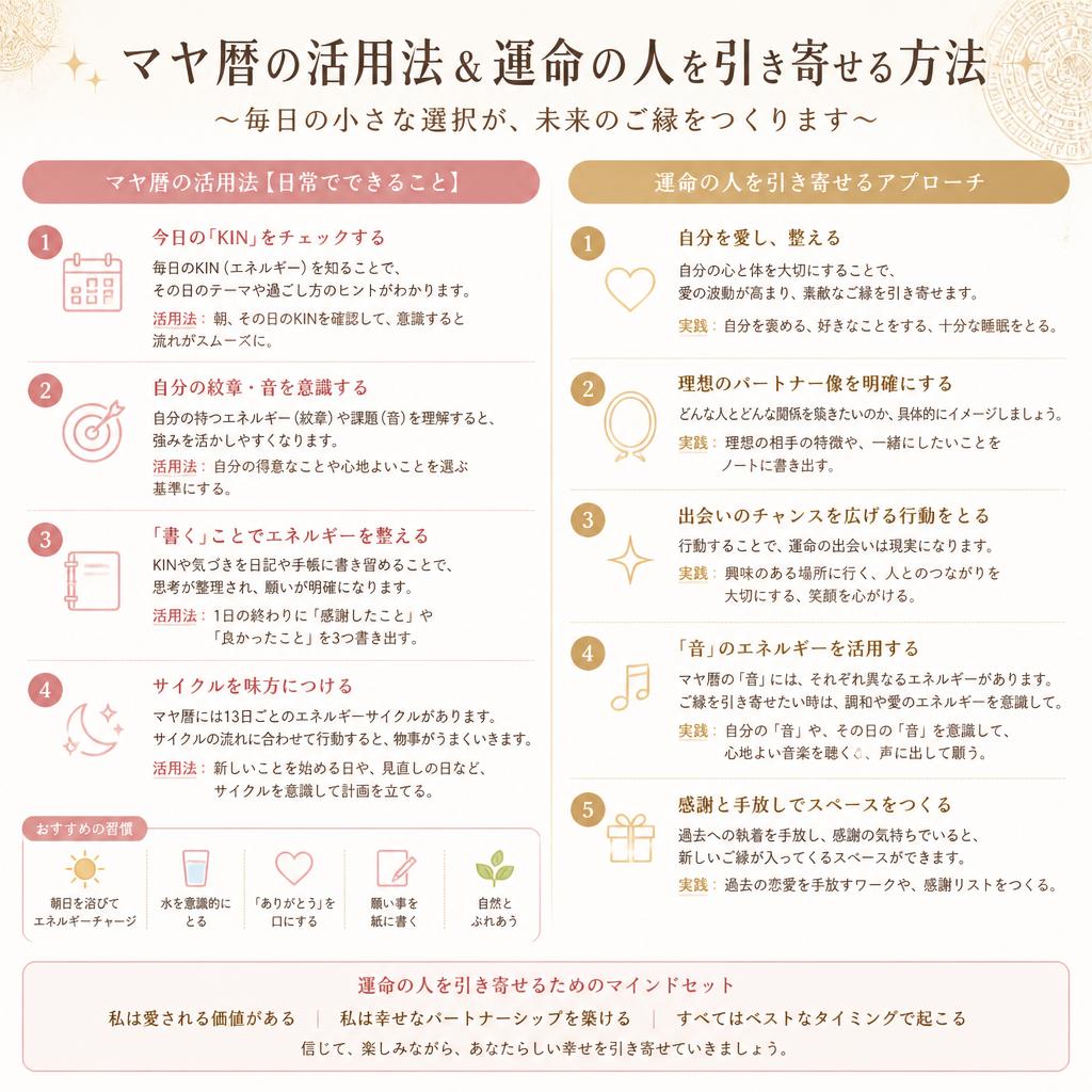 マヤ暦を使った出会いの引き寄せ方