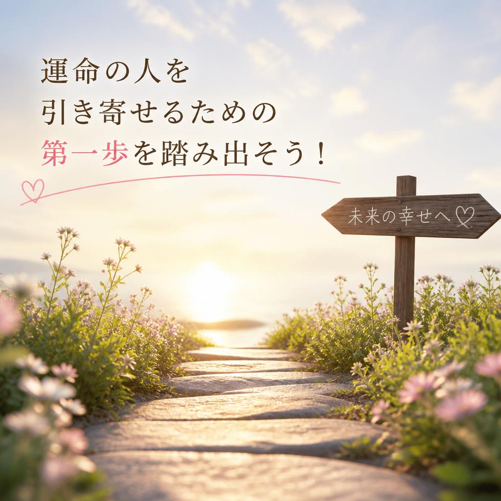 運命の人を引き寄せるための第一歩を踏み出そう！