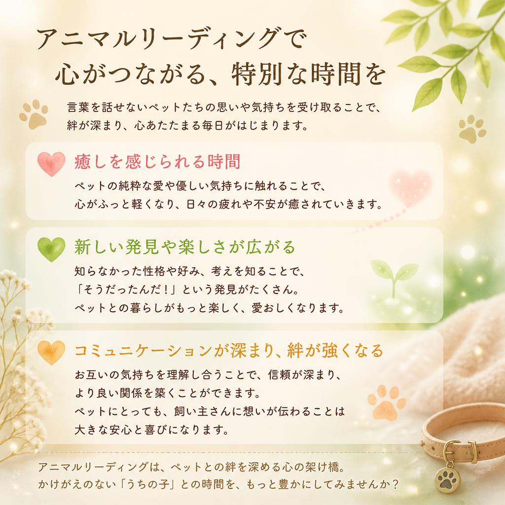 3. アニマルリーディングの魅力