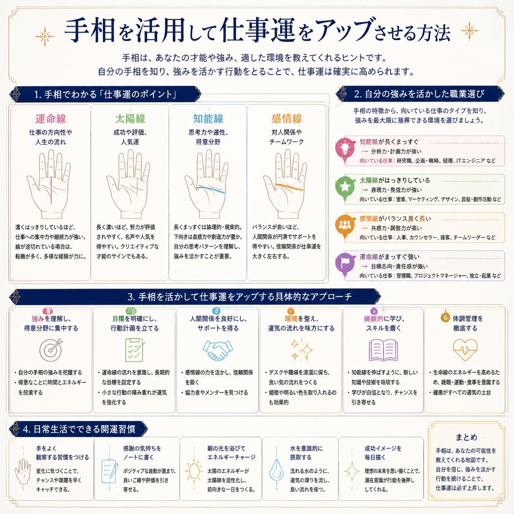 仕事運を引き上げる手法