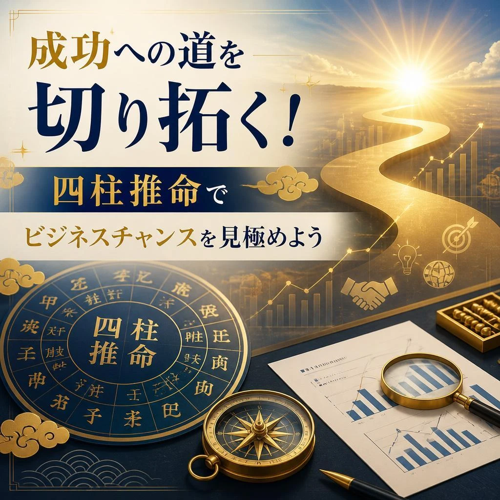成功への道を切り拓く！四柱推命でビジネスチャンスを見極めよう