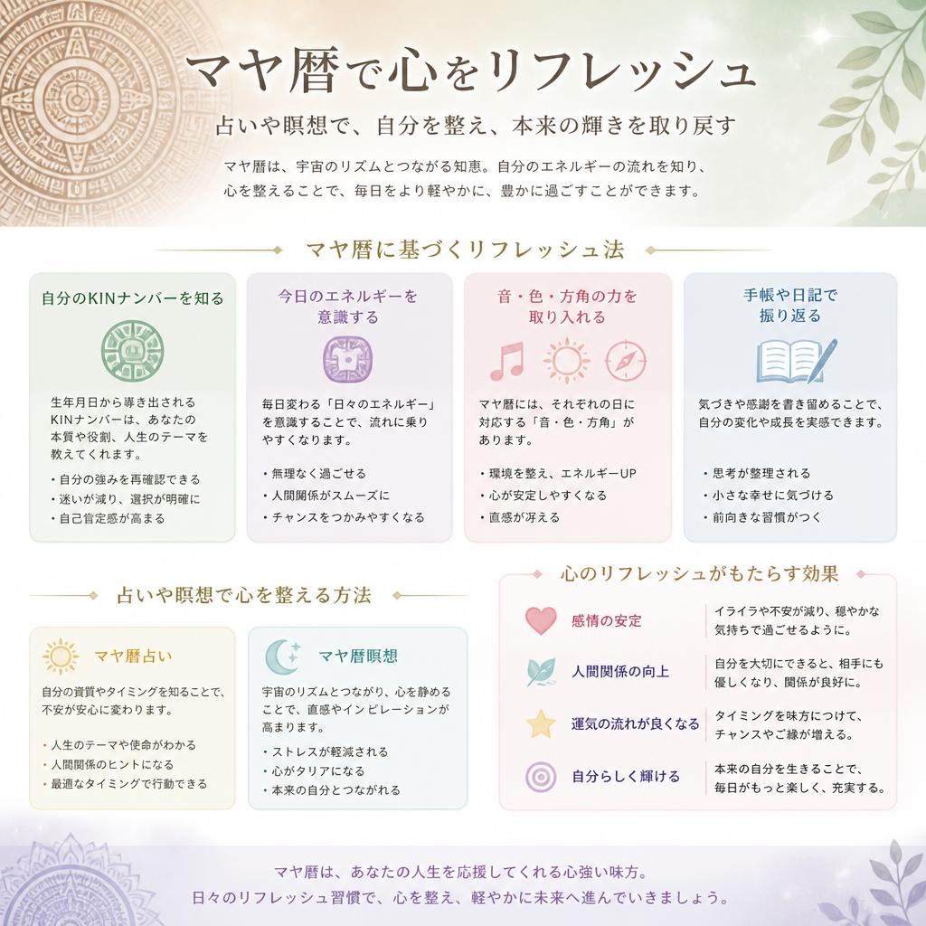 リフレッシュ法—マヤ暦を基にした心の整え方