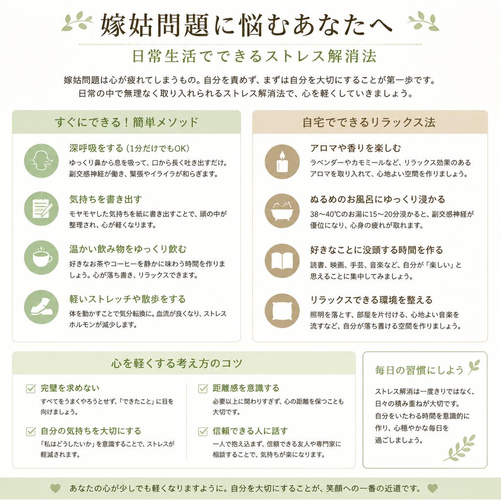 ストレス解消のテクニック