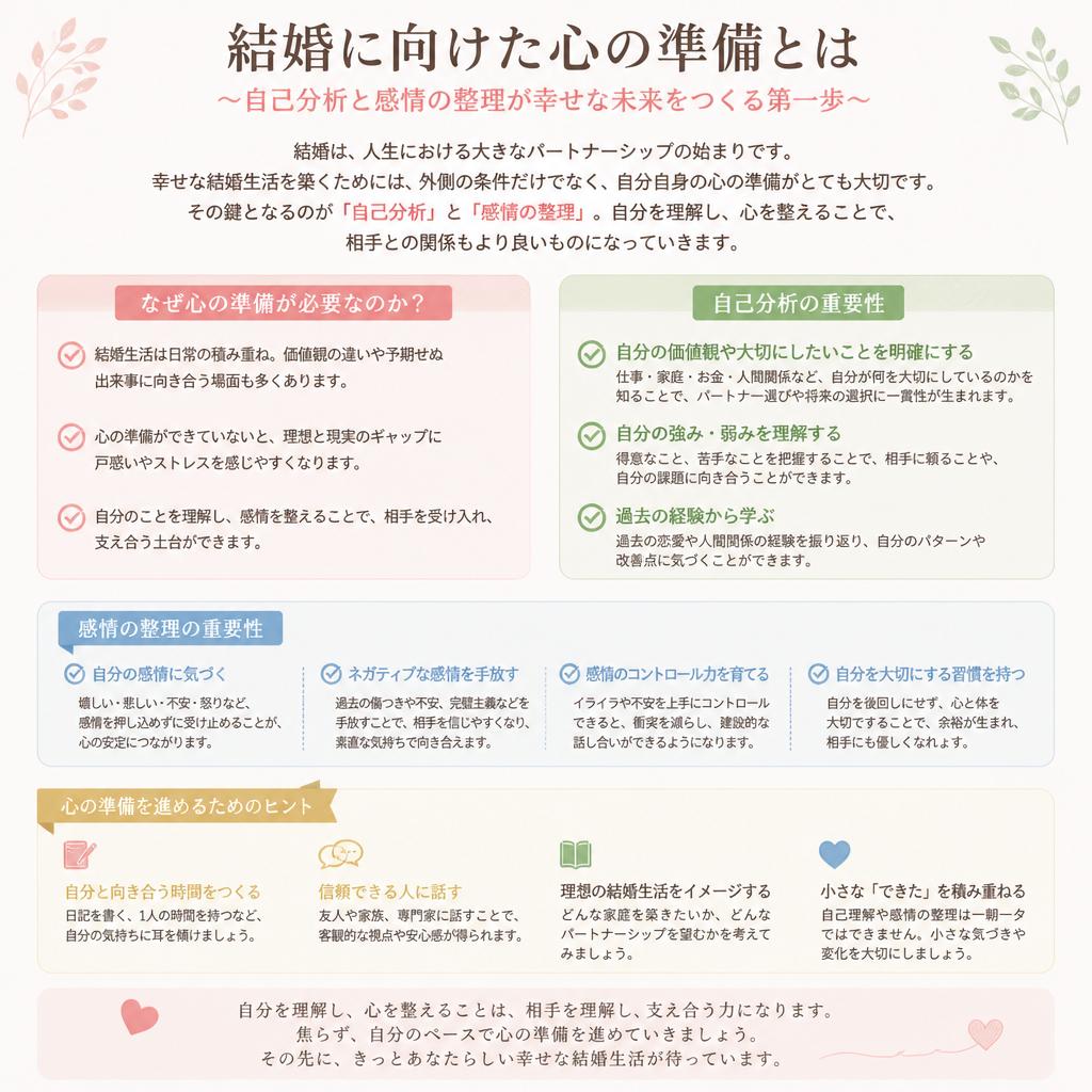 心の準備を整える方法
