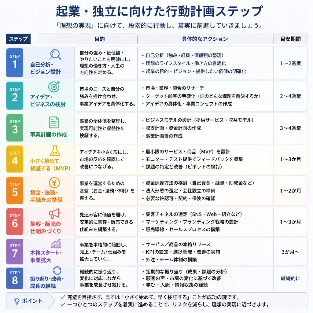 成功するための行動指針