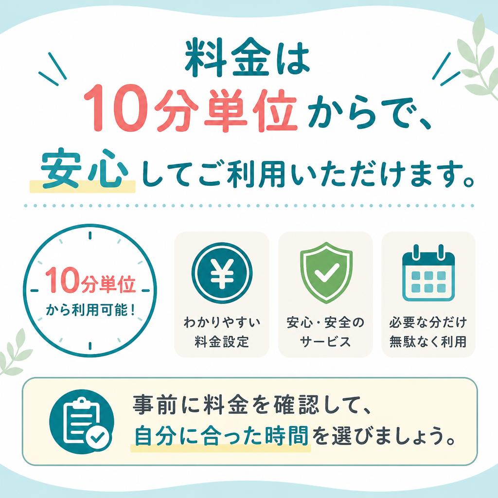 明朗な料金体系