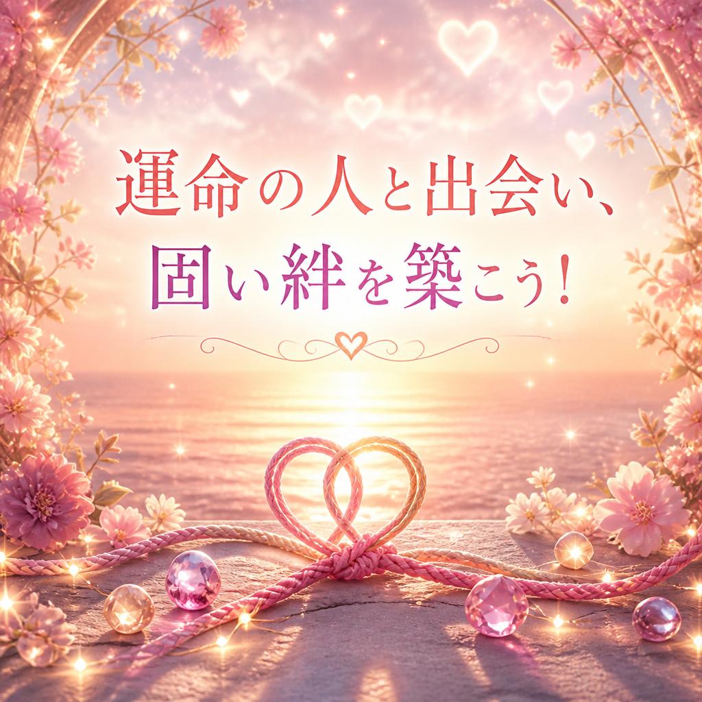 運命の人と出会い、固い絆を築こう！