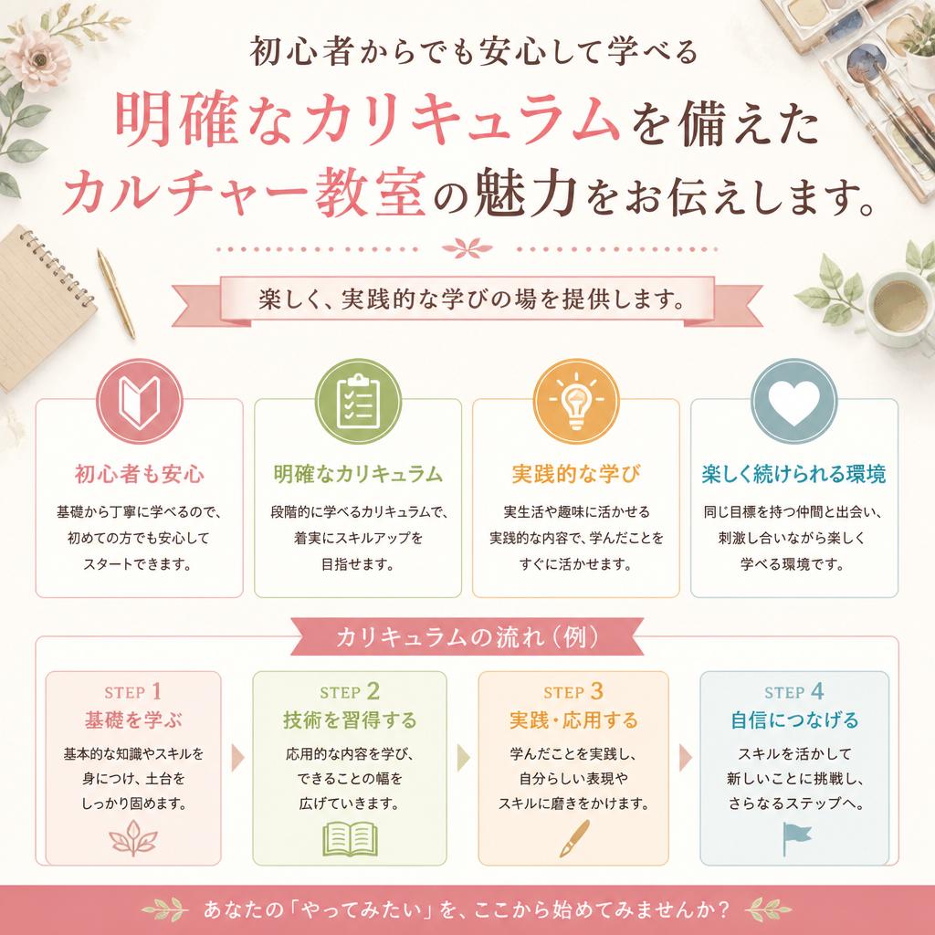 カルチャー教室の特色
