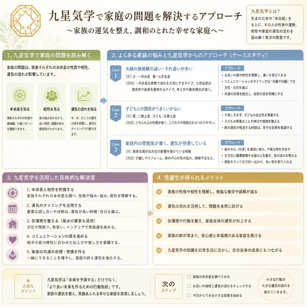 家庭問題を解決！