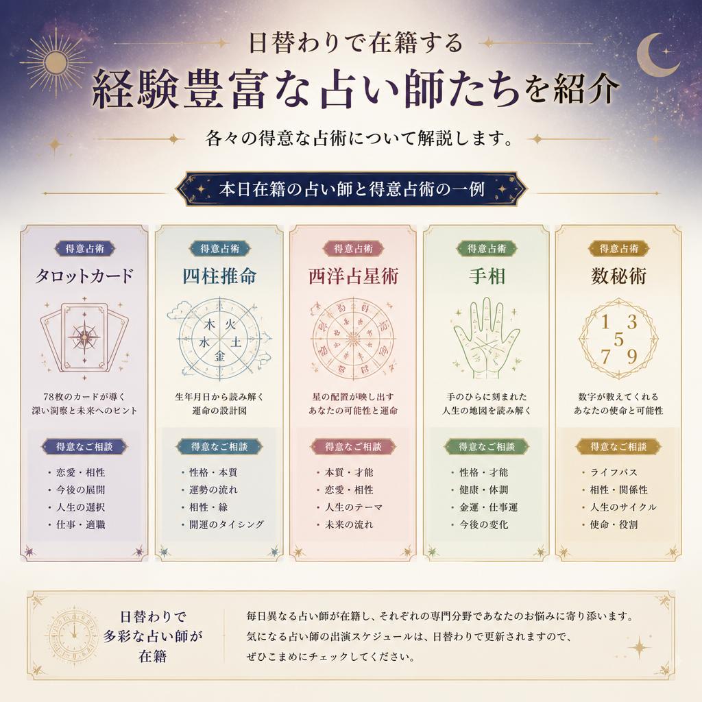 有名な占い師による鑑定
