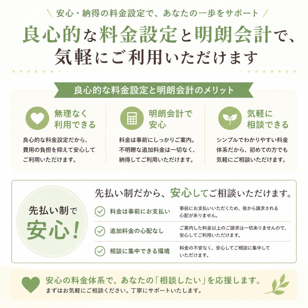 料金体系の透明性