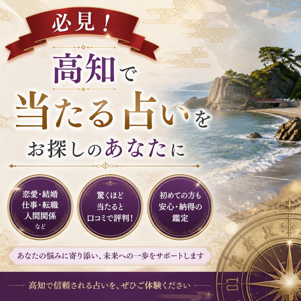 必見！高知で当たる占いをお探しのあなたに