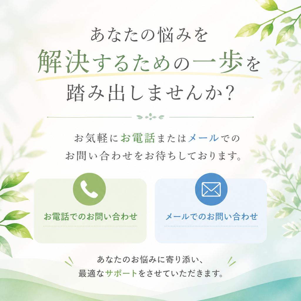 今すぐお問い合わせを！