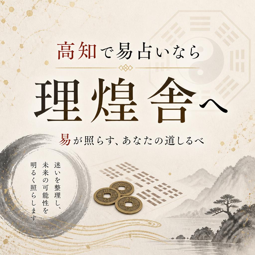 高知で易占いなら理煌舎へ