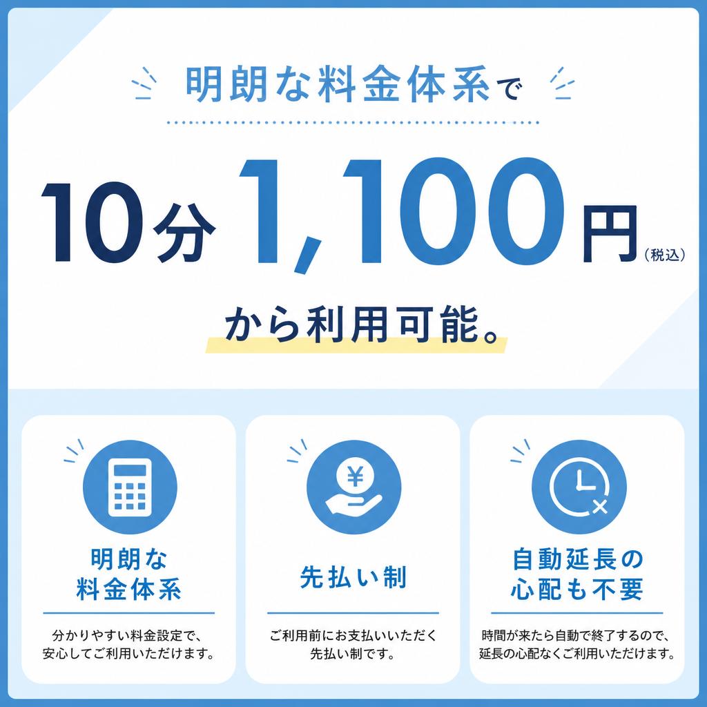 安心の料金体系