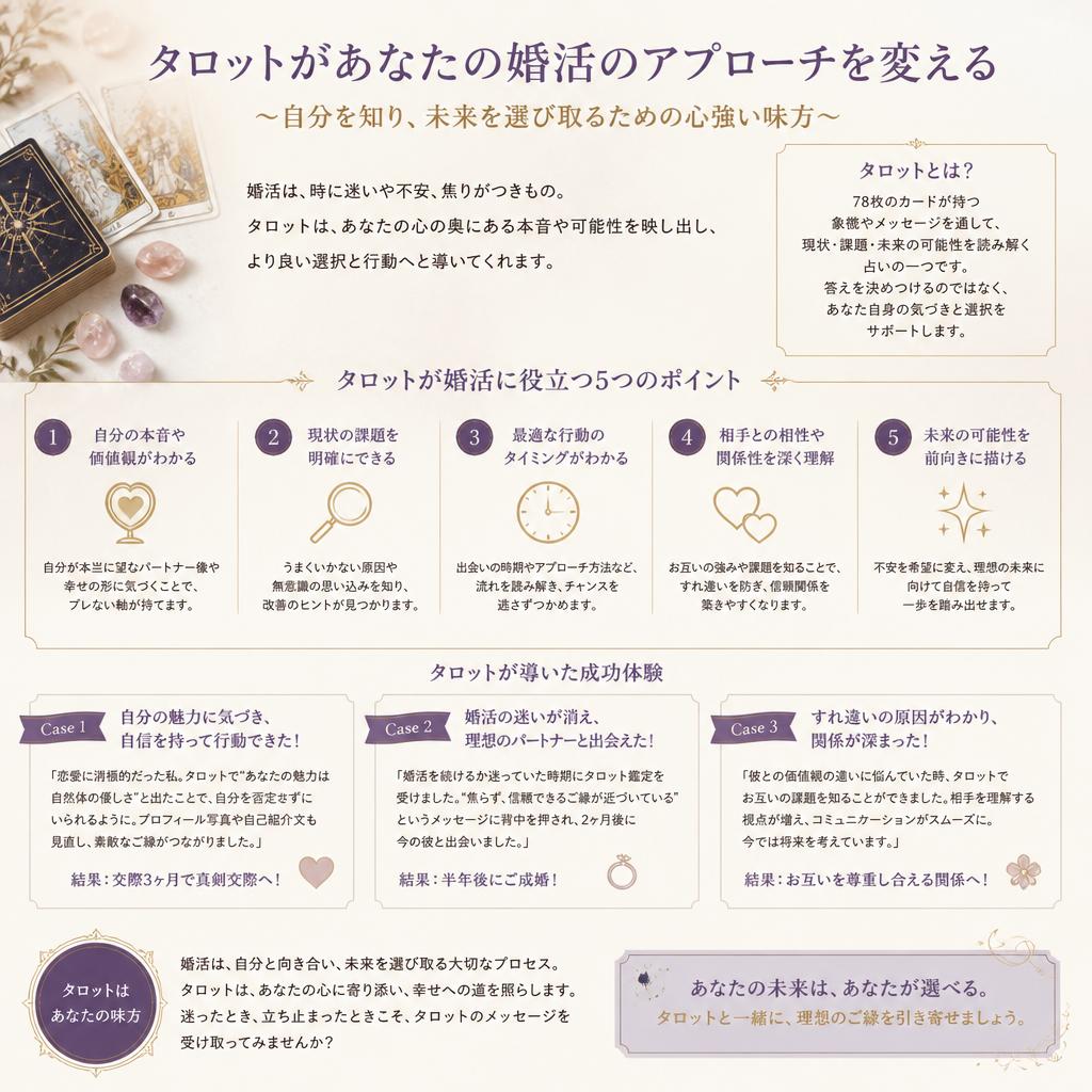 婚活とタロットの関係